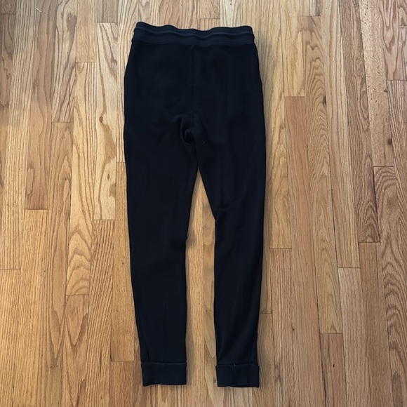 MATE the Label sz S  Black Joggers, waffle organic cotton, elastic and tie waist - Picture 4 of 7